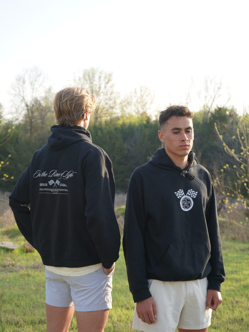 In the Race of Life Hoodie Front and Back | Run To God