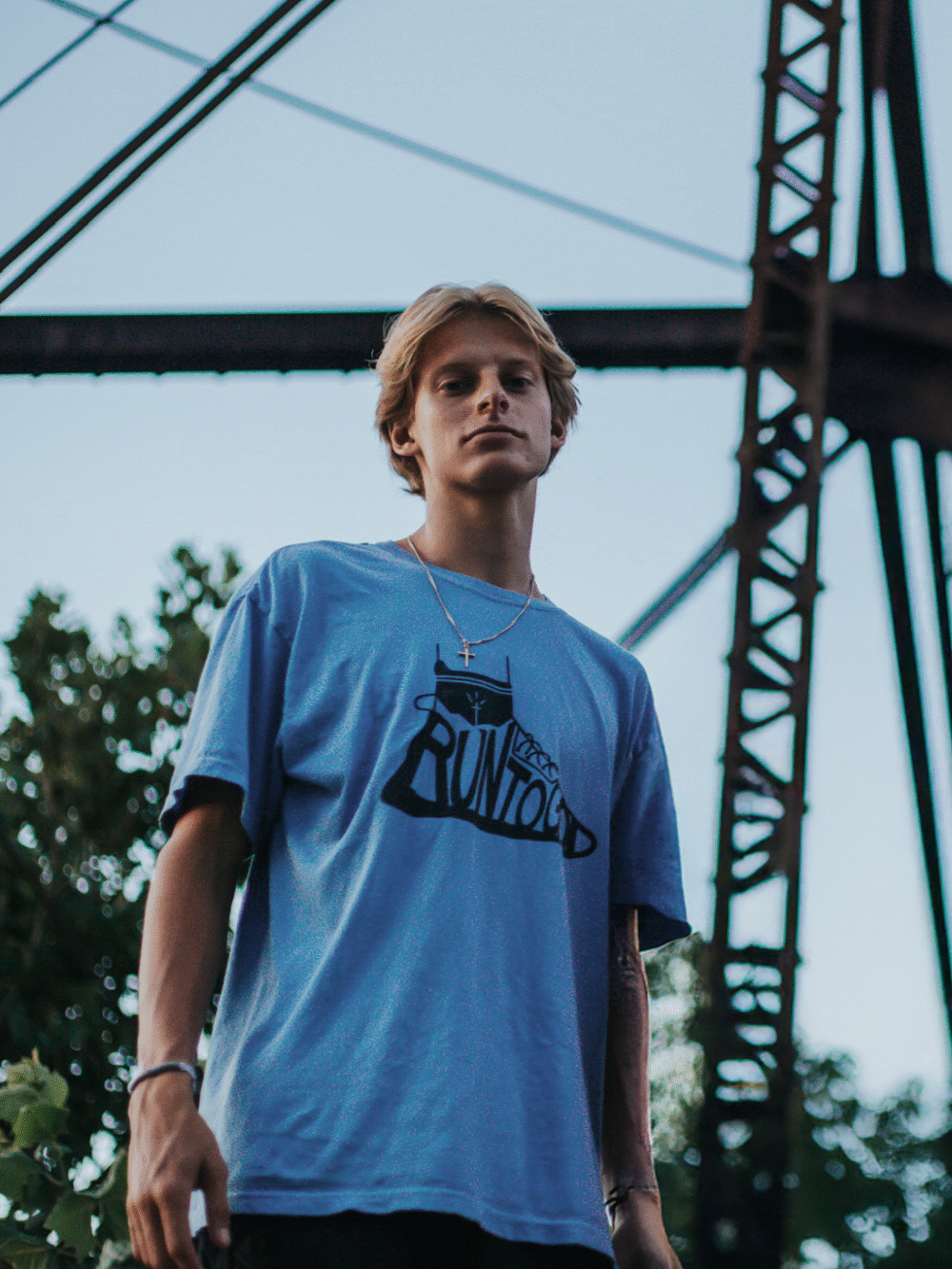 Washed Denim Our Sole Purpose Tee Down | Run To God